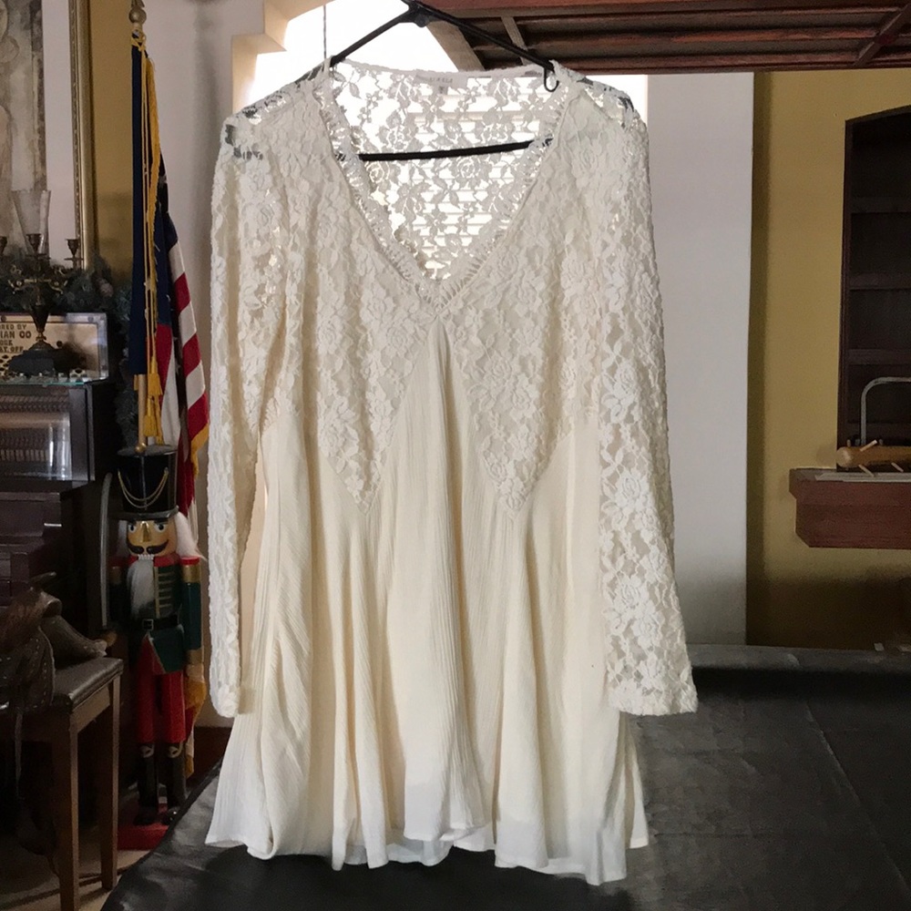Cream Lace dress